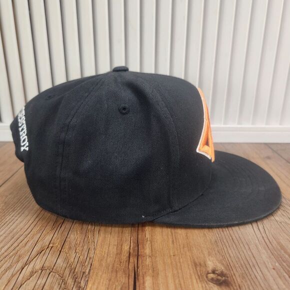 Fox Racing New Voyage Created to Destroy Snapback Hat Cap Black Orange 3D #09958 - Picture 4 of 12